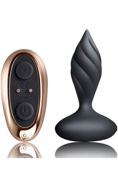 Rocks Off Desire Black Analplugg med vibrator