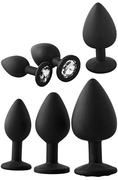Fantasstic Anal Training Kit White Stone Analpluggar paket
