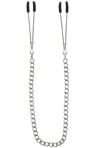 Taboom Tweezers With Chain Silver Bröstklämmor med kedja
