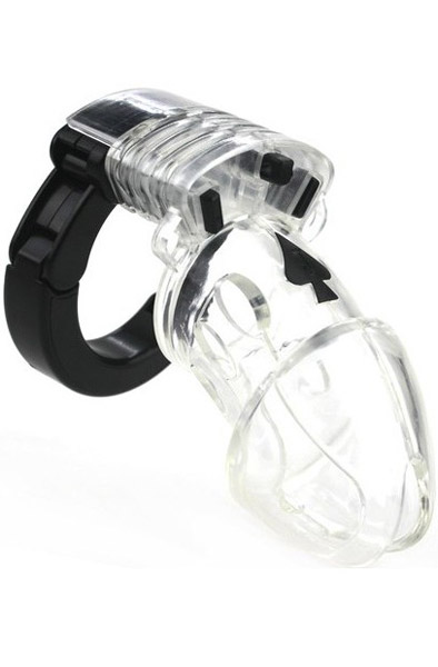 Clear Adjustable Chastity Cage Kyskhetsbur