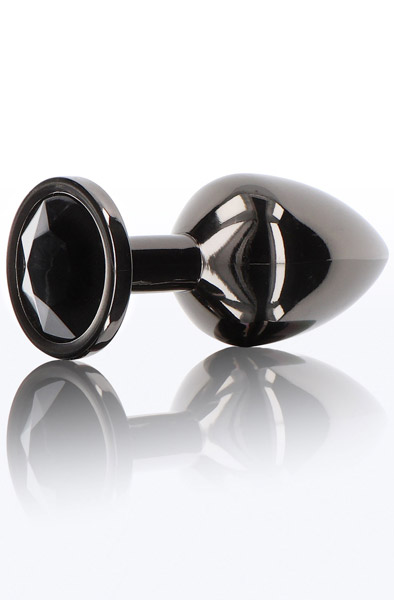Butt Plug With Diamond Jewel Medium Analplugg metall