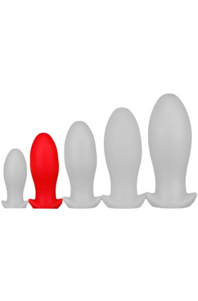 Eggplay Silicone Plug Saurus Egg Red Medium Grövre analplugg