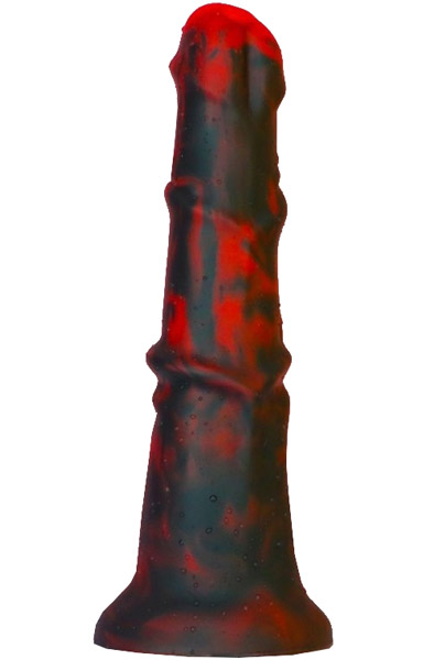 Zirg Dragon Dildo Black-Red 25 cm Dragon dildo