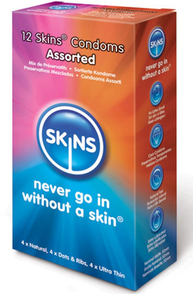 Skins Assorted Mix Kondomer 12-pack Mixade kondomer