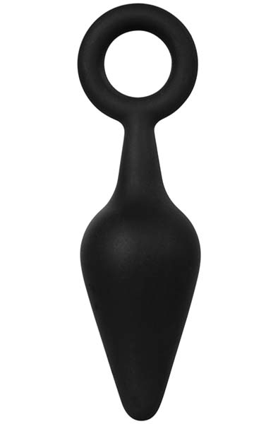 Butt Plug With Ring Medium 11,9 cm Analplugg med dragring