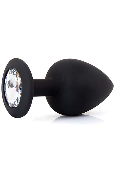 Silicone Plug With Gem Large Analplugg