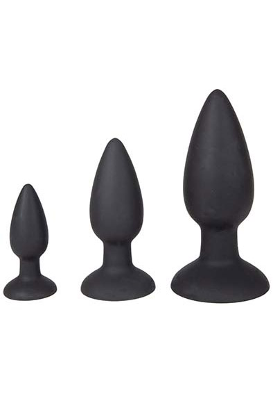 Silicone Buttplug Trainer Kit Analpluggar paket
