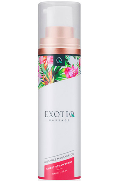 Exotiq Massage Oil Sweet Strawberry 100 ml Massageolja Jordgubb