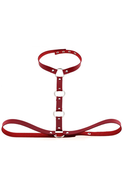 Deana Harness Red Bondage sele
