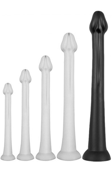 Darksil Whale Dildo XXL Black 55 cm Extra lång analdildo