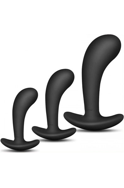 FUKR 3-pack Silicone Plugs Analpluggar paket