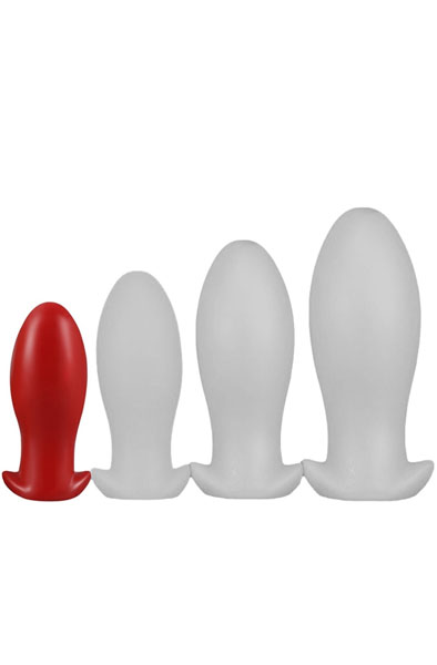 Eggplay Plug Drakar Egg Red Small Grövre analplugg