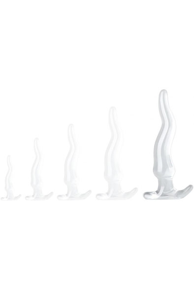 Transparent Lieps Plug XXL 34 cm Analdildo