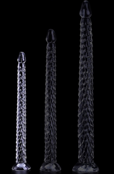 Armak Long Transparent Dildo 40 cm Extra lång analdildo