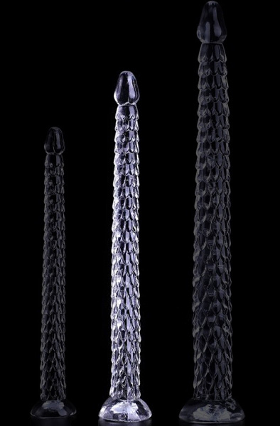 Armak Long Transparent Dildo 45 cm Extra lång analdildo