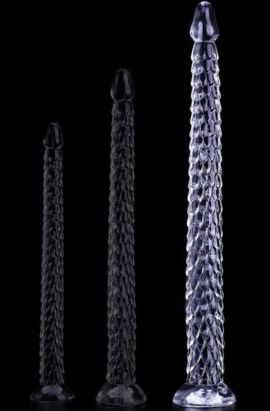 Armak Long Transparent Dildo 57 cm Extra lång analdildo