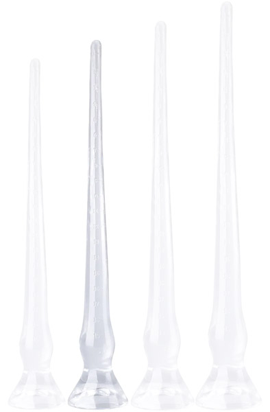 Koxor Long Transparent Dildo Koxor 40 cm Extra lång analdildo