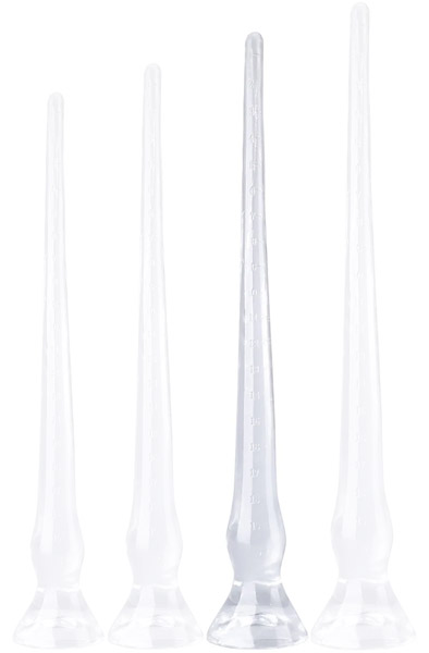 Koxor Long Transparent Dildo Koxor 50 cm Extra lång analdildo