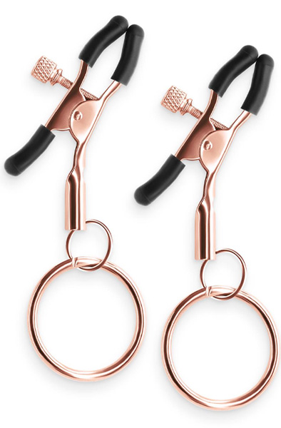 Bound Nipple Clamps C2 Rose Gold Bröstvårtsklämmor