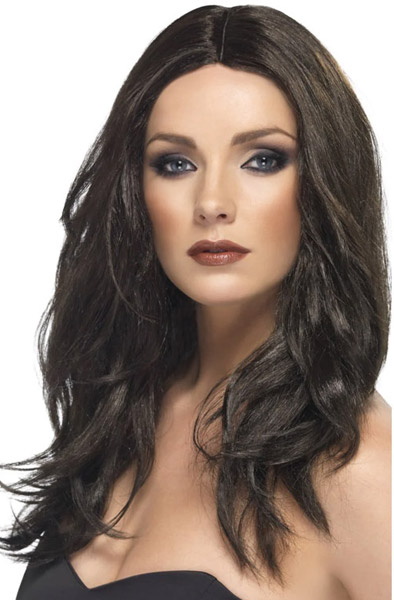 Superstar Wig Dark Brown Peruk