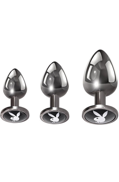 Playboy Pleasure 3 Ways Anal Plug Set Analpluggar paket