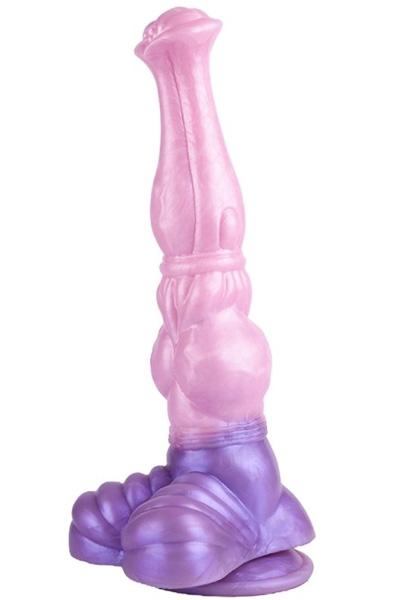 Pinky Jumpy Dildo Rose/Violet 28 cm Dragon dildo