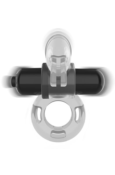 Fry Transparent Vibrating Ring Penisring med vibrator
