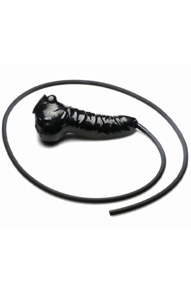 Guzzler Realistic Latex Penis Sleeve With Hose Penisöverdrag & Penis sleeve