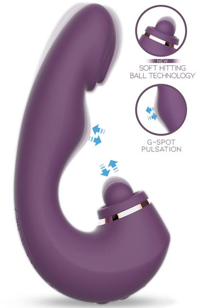 Turis Soft Hitting Ball With G-spot Pulsation & Vibration G-punktsvibrator