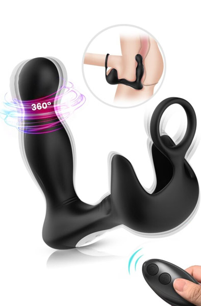 Vibrator Anal, Stimulator & Ring With Remote Prostatavibrator