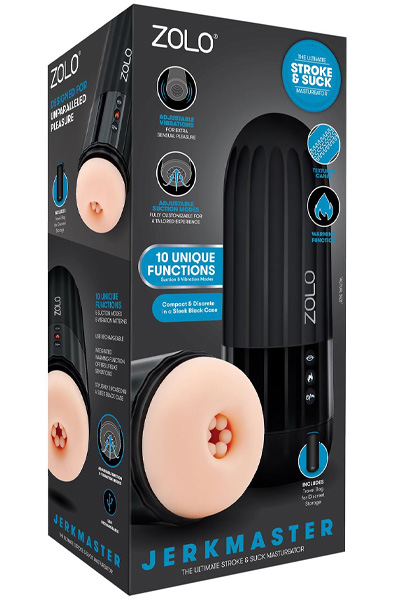 Zolo Jerkmaster Stroke & Suck Masturbator Masturbator