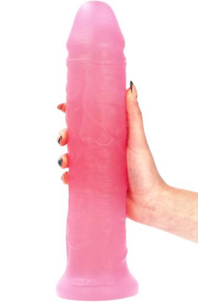 Cesare Dildo Transparent Pink 32 cm Dildo