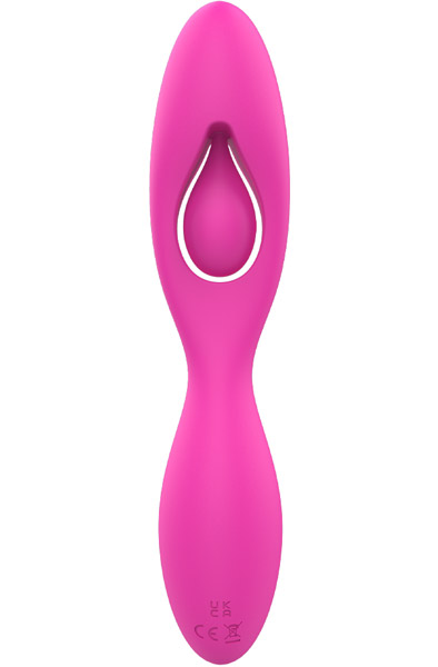 Pink Bendable G-Spot & Clitoris Vibrator G-punktsvibrator