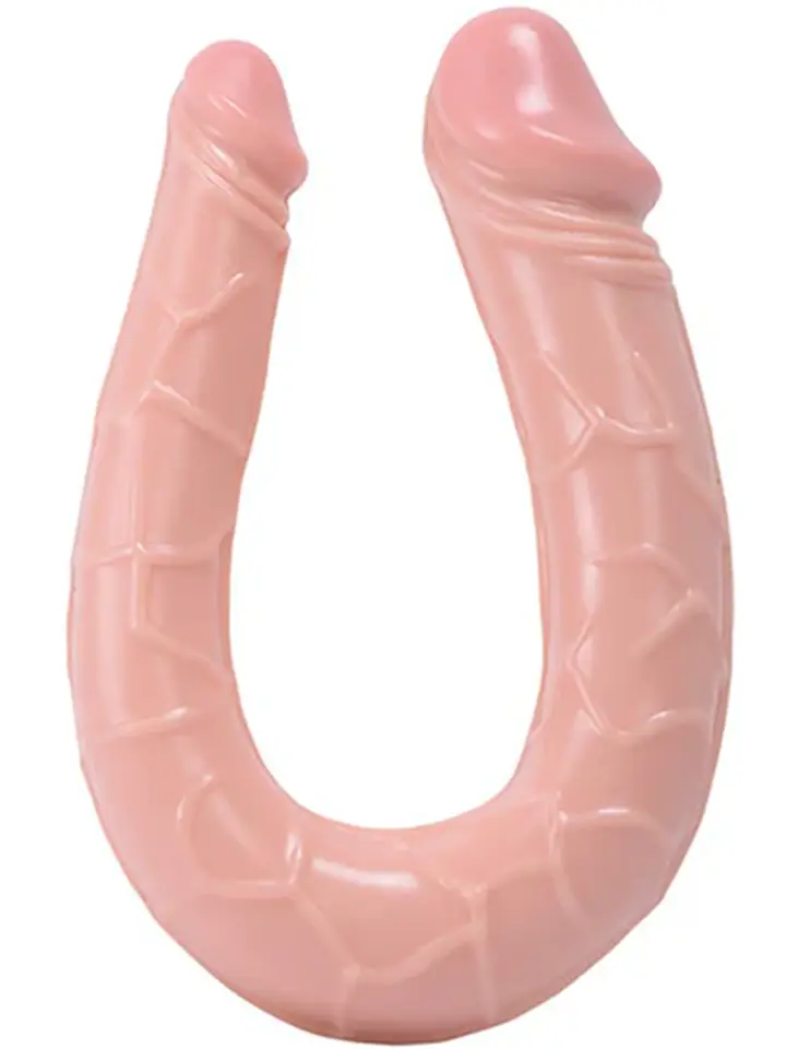 Double Curved Dildo U-shaped 15 cm Dubbeldildos