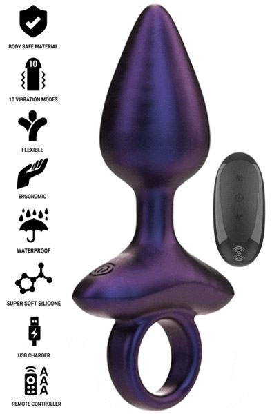 Michael Vibrating Anal Plug Remote Control Analplugg med vibrator
