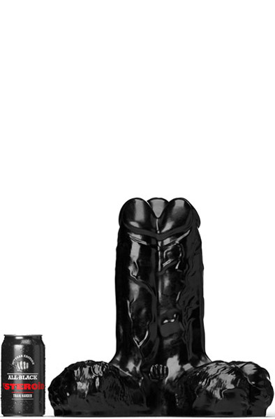 All Black Steroïd Gape, Set & Match 30 cm XXL Buttplug