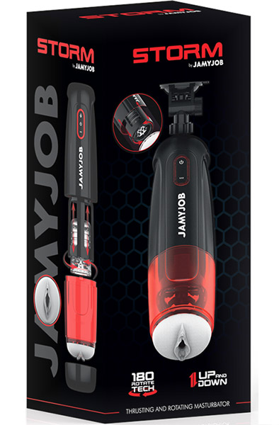 Storm Thrust & Suction Vagina Masturbator Masturbator med motor