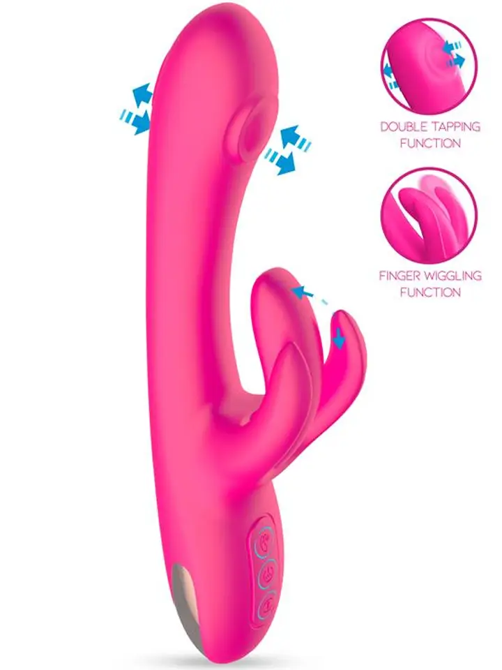 Double Tapping & Finger Wiggling Vibe Rabbitvibrator