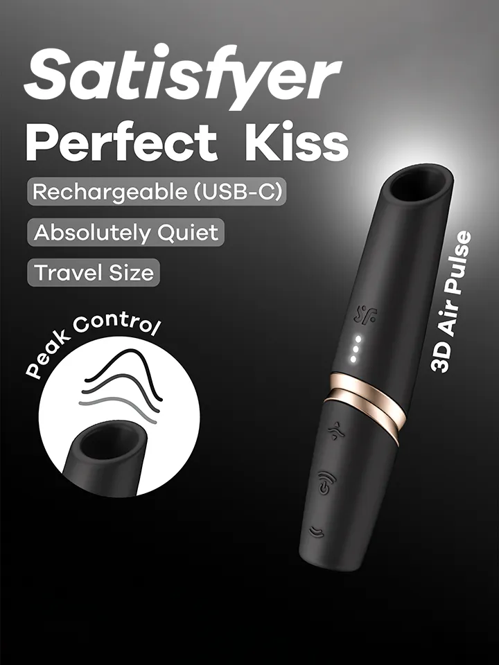 Satisfyer Perfect Kiss Air Pulse Vibrator Lufttrycksvibrator