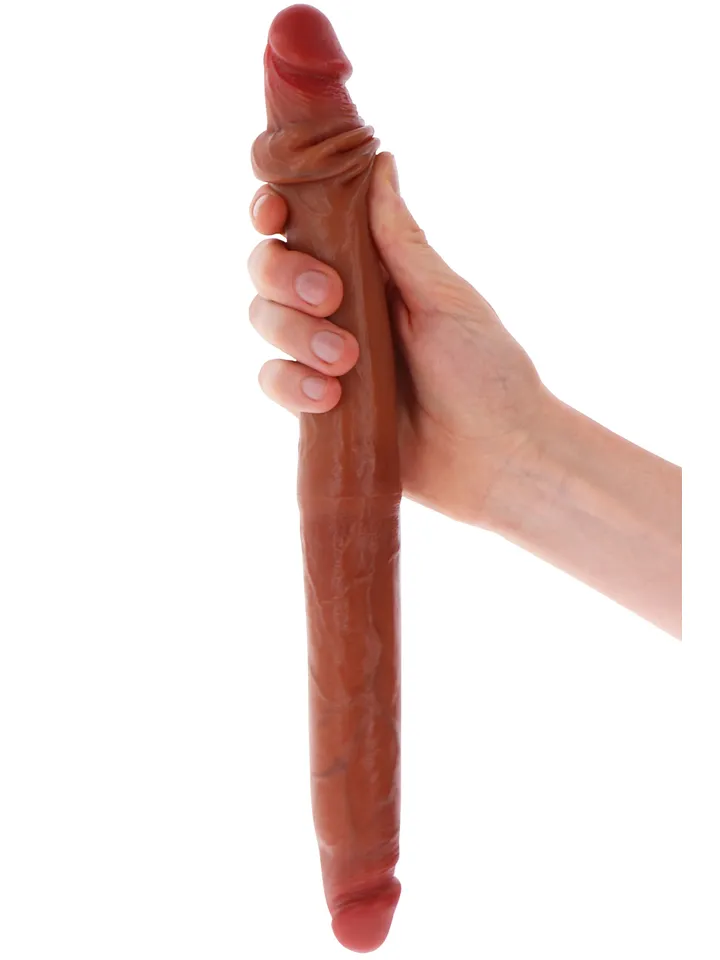 Get Real Silicone Foreskin Double Dong 40 cm Dubbeldildo
