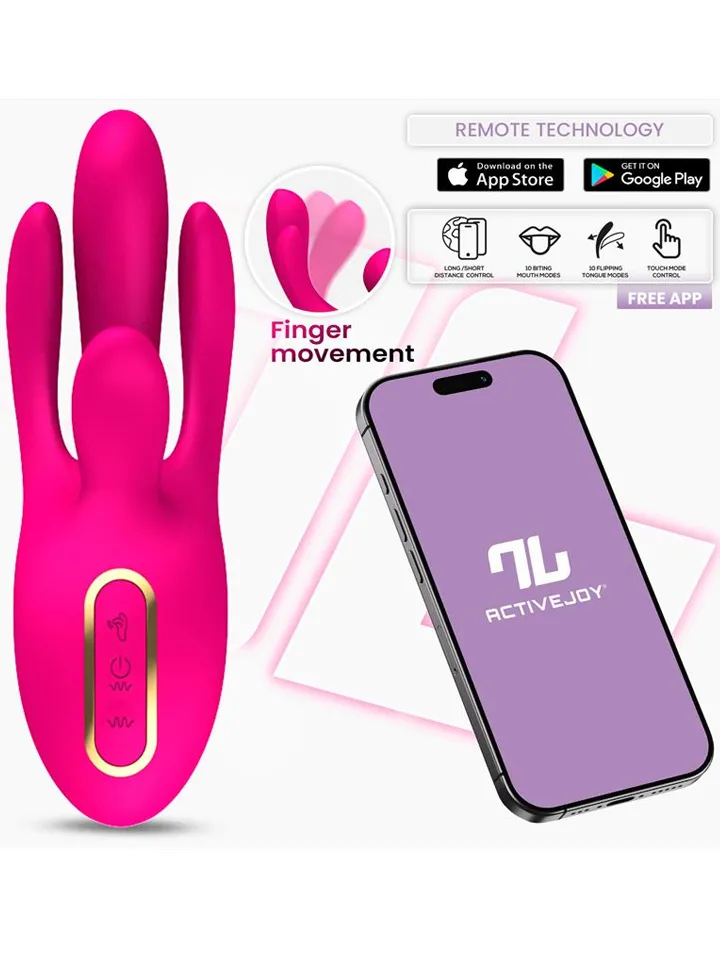 Derek Vibe With Finger Function 3 Motors & App Appstyrd vibrator