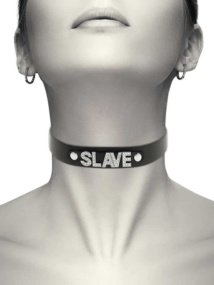 Coquette Choker Vegan Leather Slave Choker