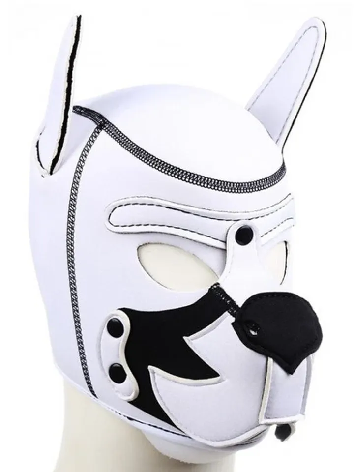 Kinky Puppy Foxhound Bondage Hood BDSM mask