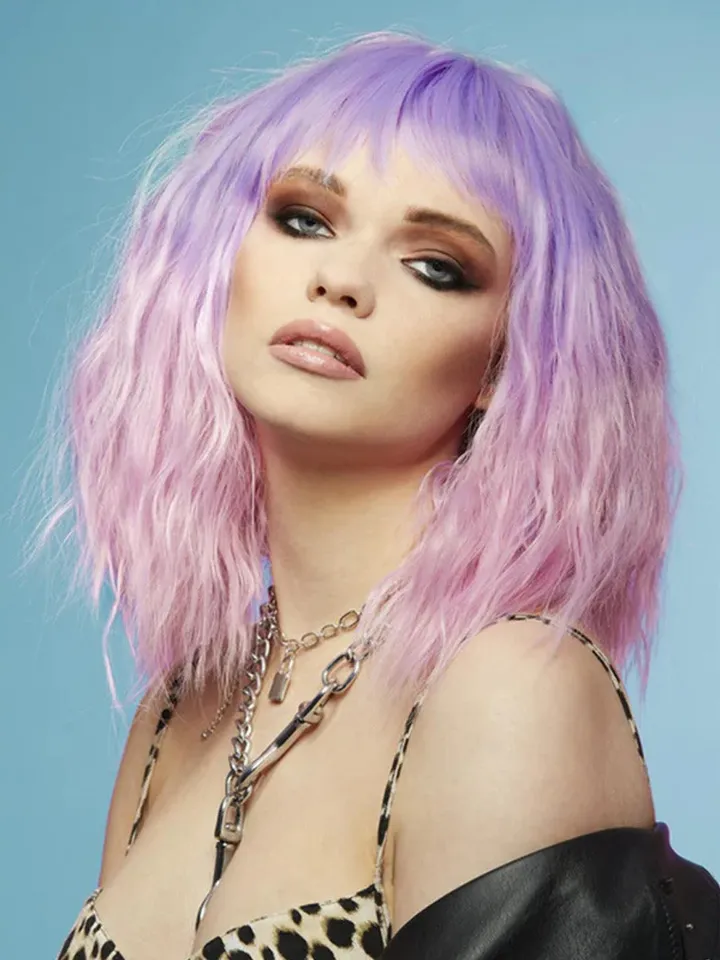 Manic Panic Lilac Goddess Bob Wig Peruk