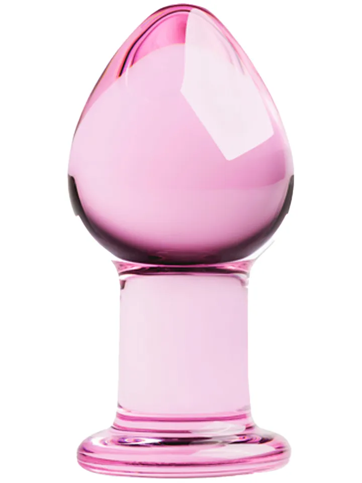 Gildo Glass Buttplug Pink Analplugg i glas