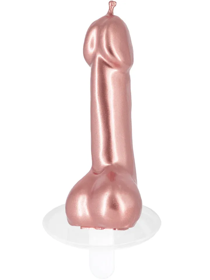 Penis Candle Rose Gold 9,8 cm Ljus
