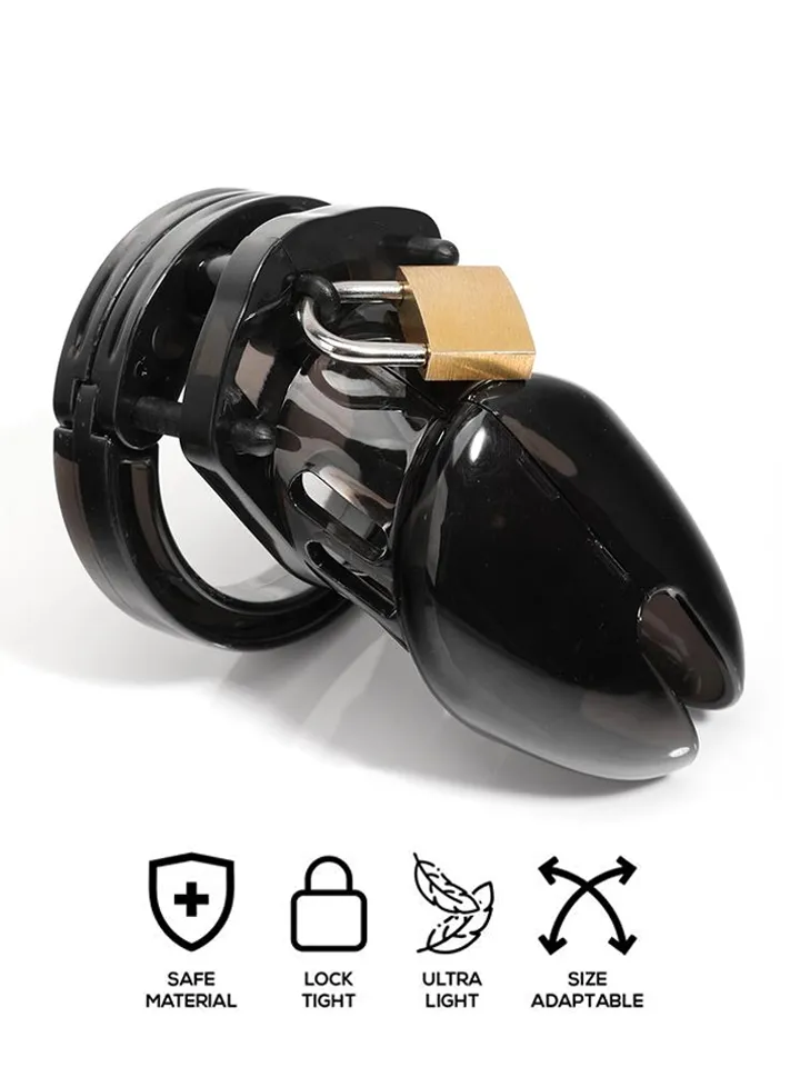 Chastity Cage Short Black Kyskhetsbur