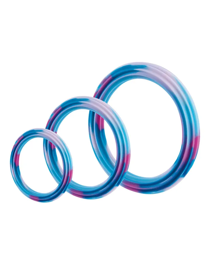 Camo 3in1 Silicone Cock Ring Penisringar paket