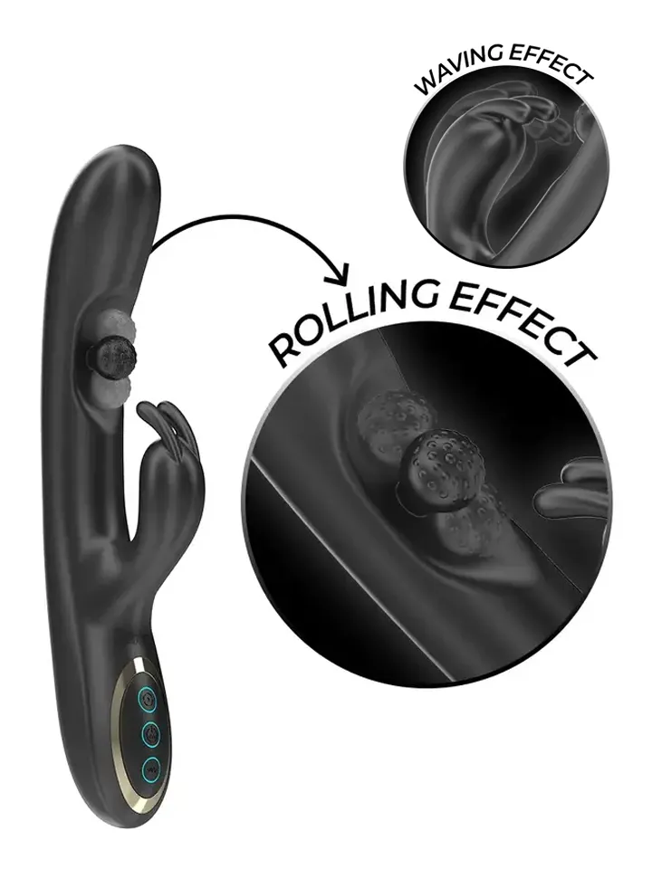 Powerful Rabbit Vibrator With Rolling Pearl Rabbitvibrator