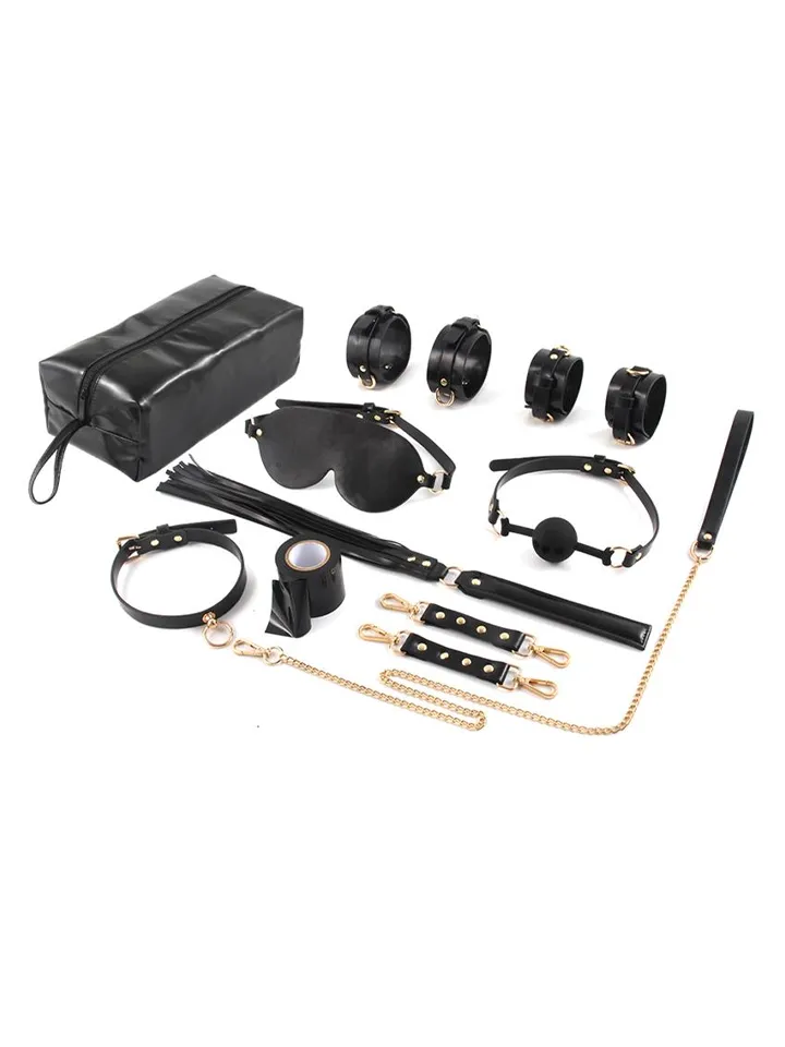 8-pcs Bondage Kit With Storage Bag Bondage paket